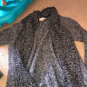 Gray cardigan